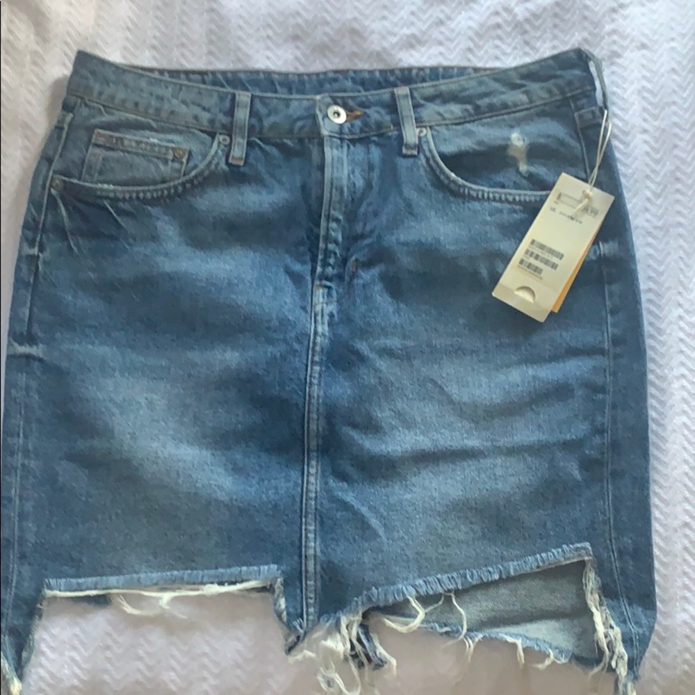 H&M denim skirt